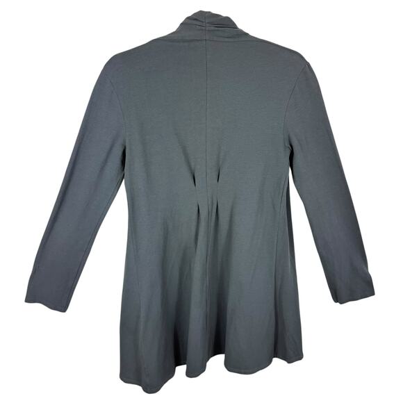 Women's Open Front Cardigan in Gray - Picture 2 of 5
